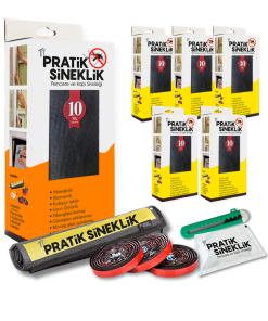 TT Pratik Sineklik | 1 Kapı |  5 Pencere | 6 lı Paket