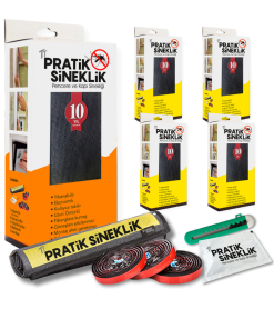 TT Pratik Sineklik | 1 Kapı |  4 Pencere | 5 li Paket